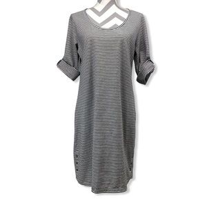 J. Jill Perfect Pima Stripe Dress